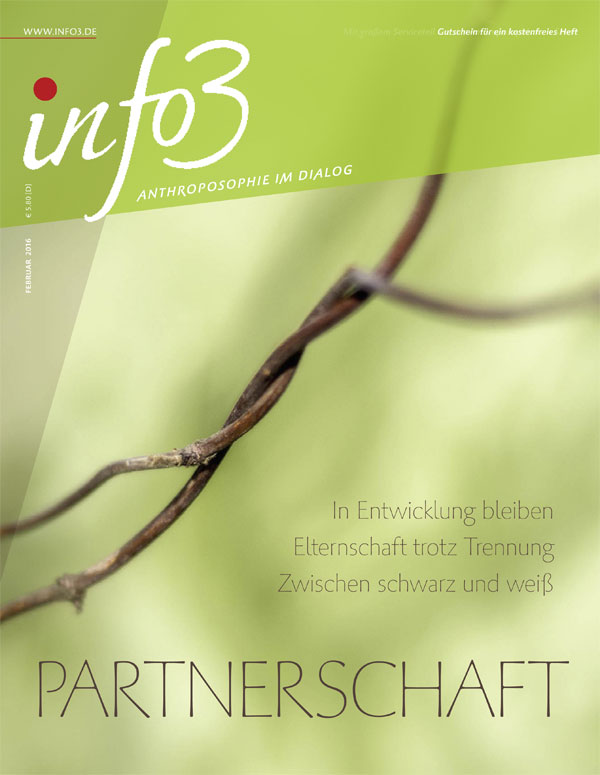 Partnerschaft. Zeitschrift Info3, Ausgabe Februar 2016