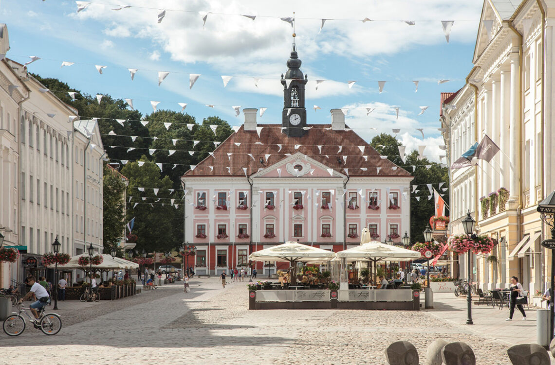 Der Rathausplatz in Tartu. © Riina Varol, Visit Estonia