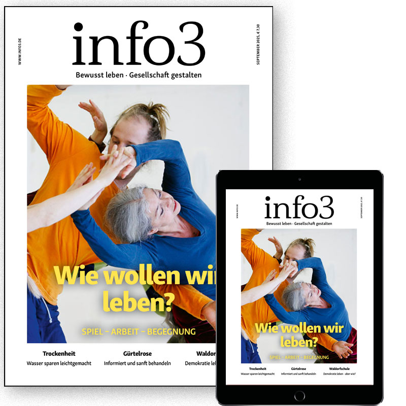 Zeitschrift info3, September 2025