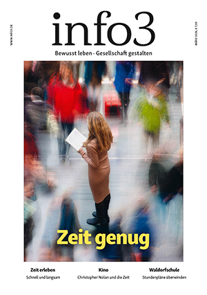 Zeitschrift info3, Ausgabe März 2026 - Cover