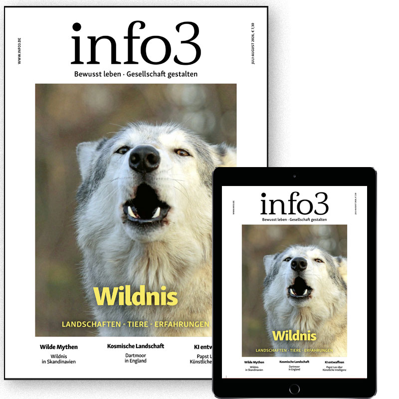 Zeitschrift info3 im Abo - gedruckt und digital