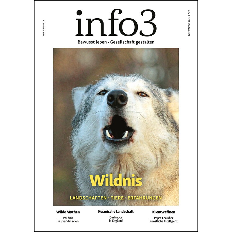 Zeitschrift info3, Juli-August 2026 - Cover