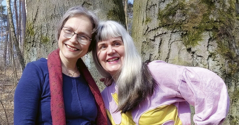 Michaela Schnur und Franziska Meinel, Geschäftsführerinnen vom Pflege-Impuls Dresden.